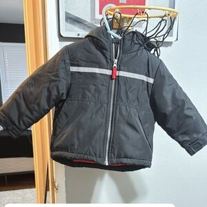 Black Puffer Jacket for Toddlers
